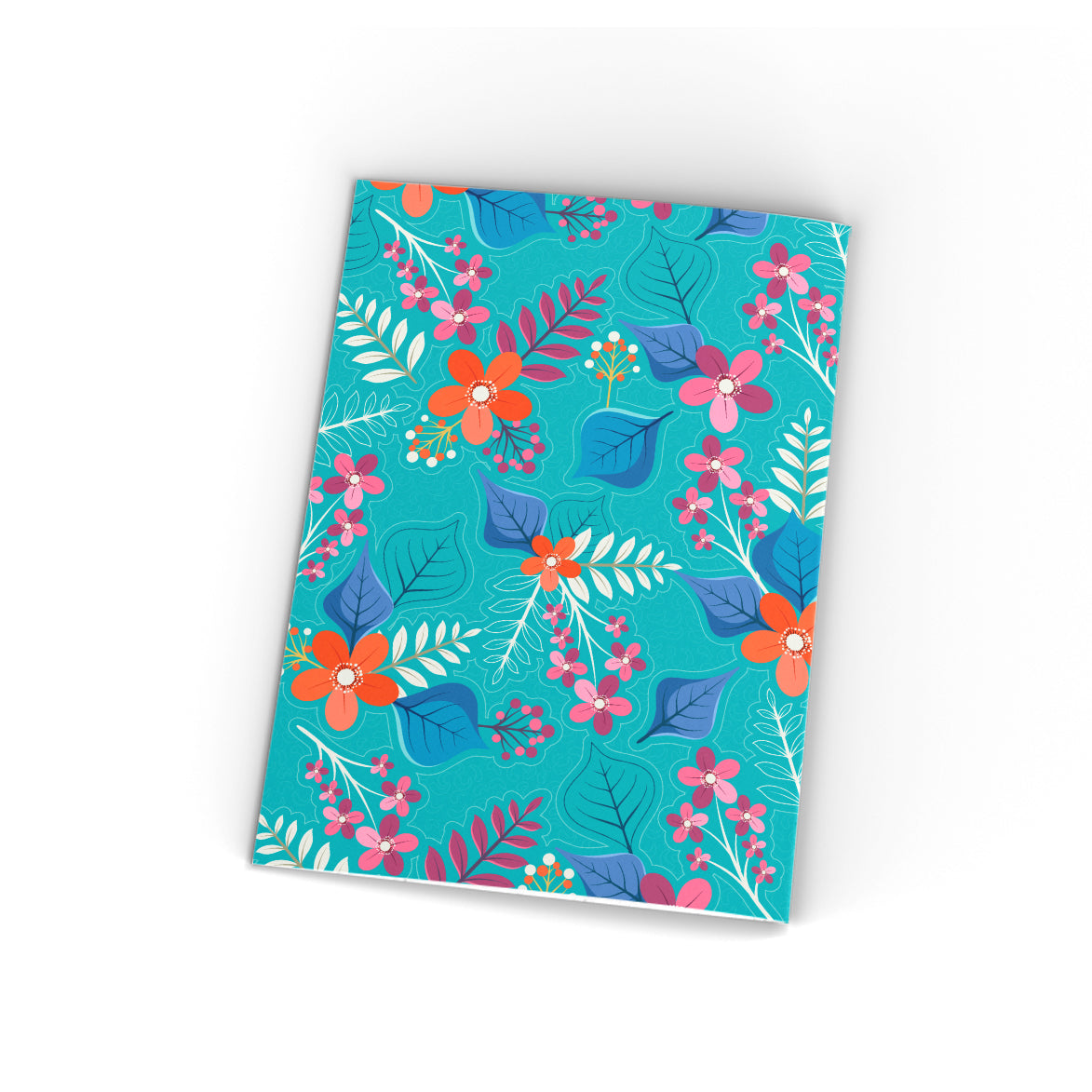 Blue Colorful Flowers CopyBook (BCF07)
