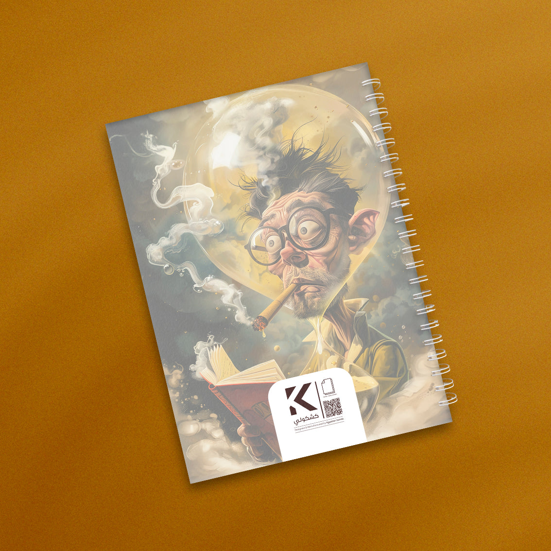 Caricature Note Hard Cover Notebook