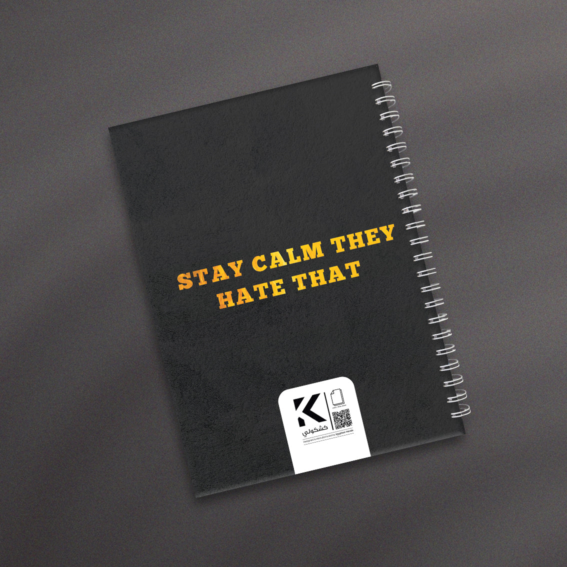 Cool Cat Hard Cover Notebook