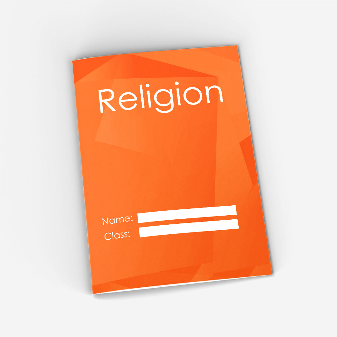 Religion CopyBook (orange)