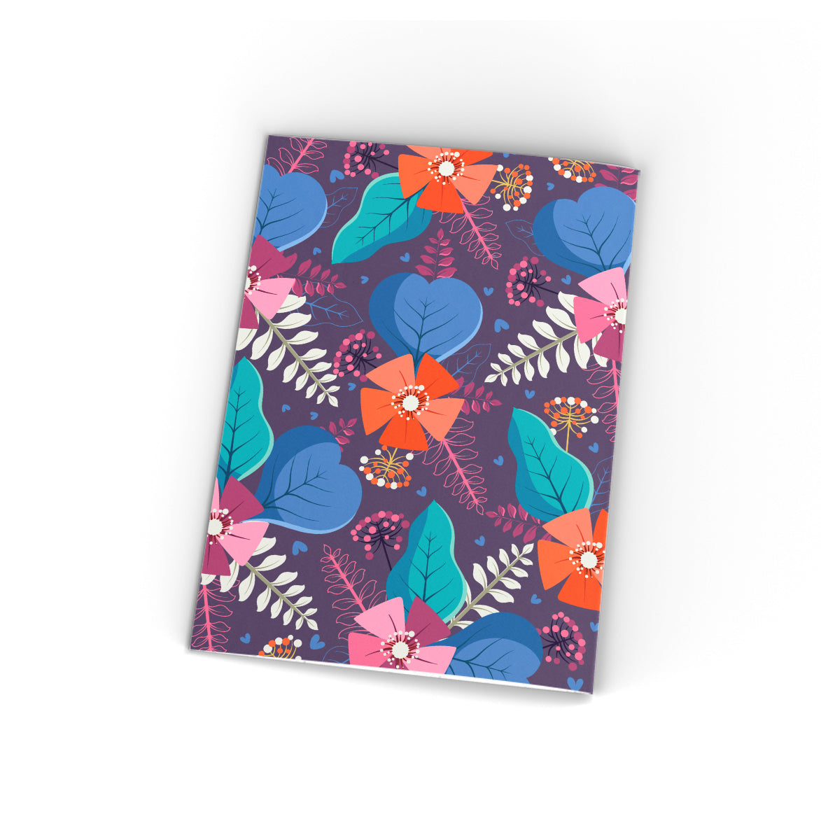 Purple Colorful Flowers CopyBook (PCF013)