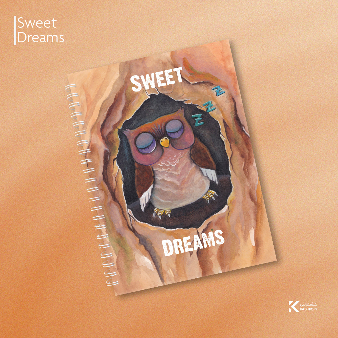 Sweet Dreams Hard Cover Notebook