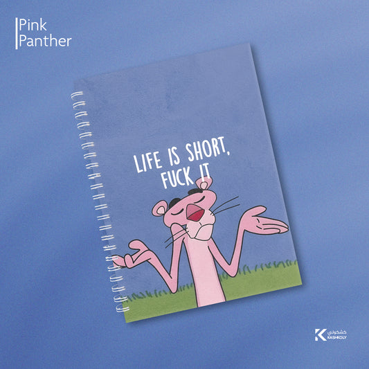 Pink Panther Hard Cover Notebook