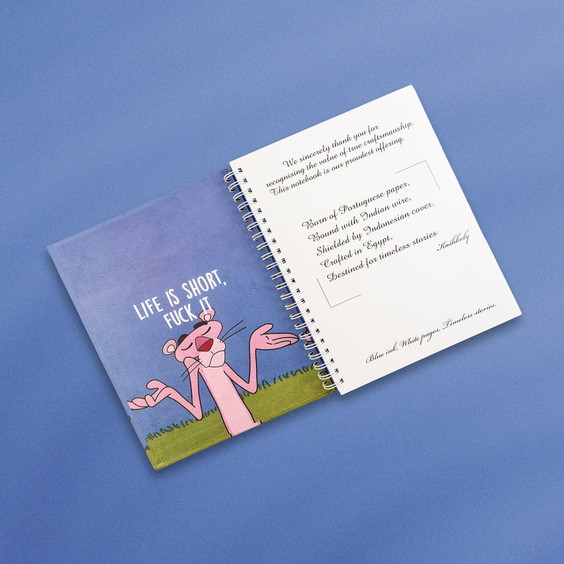 Pink Panther Hard Cover Notebook