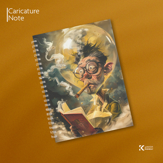 Caricature Note Hard Cover Notebook