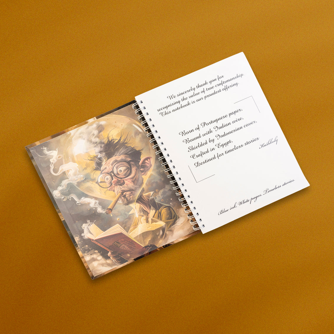 Caricature Note Hard Cover Notebook