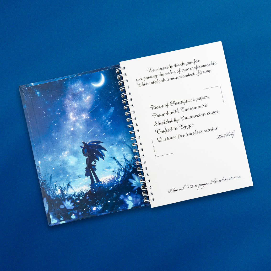 Sonic Spirit Hard Cover Notebook