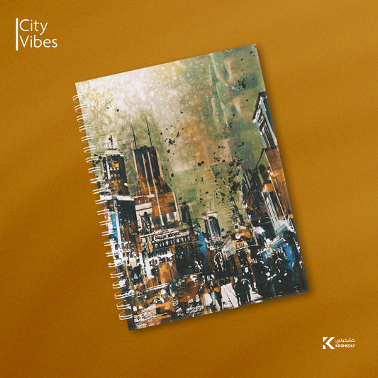City Vibes Hard Cover Notebook
