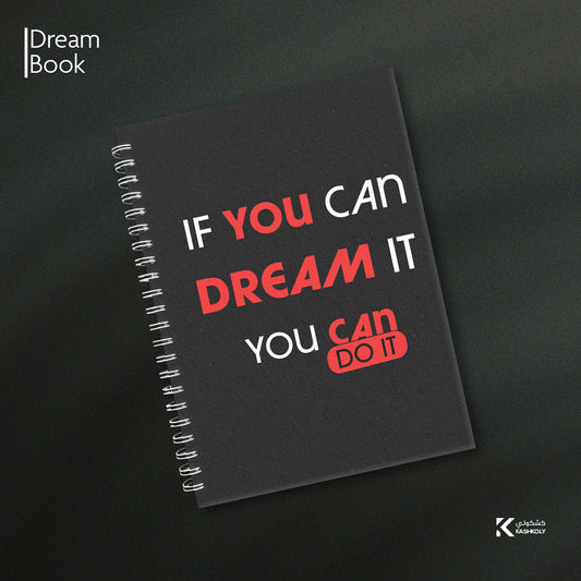 Dream Book Hard Cover Notebook