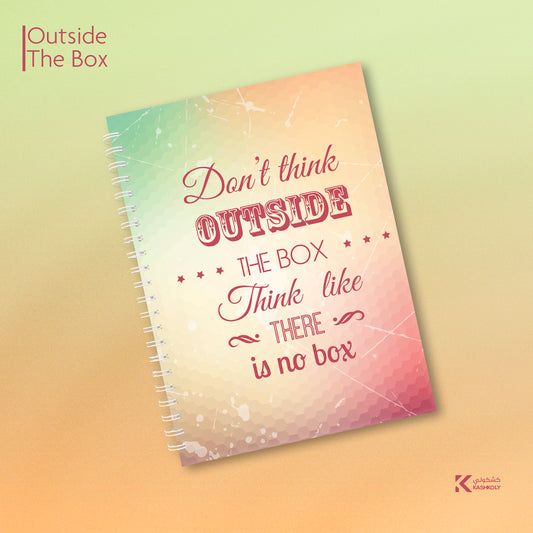 Outside The Box Hard Cover Notebook