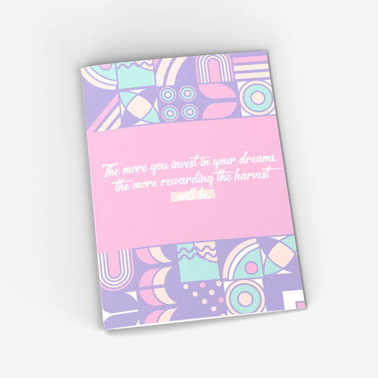 Purple Artistic CopyBook (PA04)