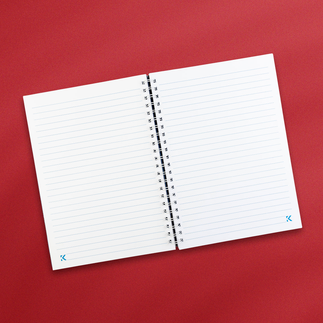 Plain Red Hard Cover Notebook