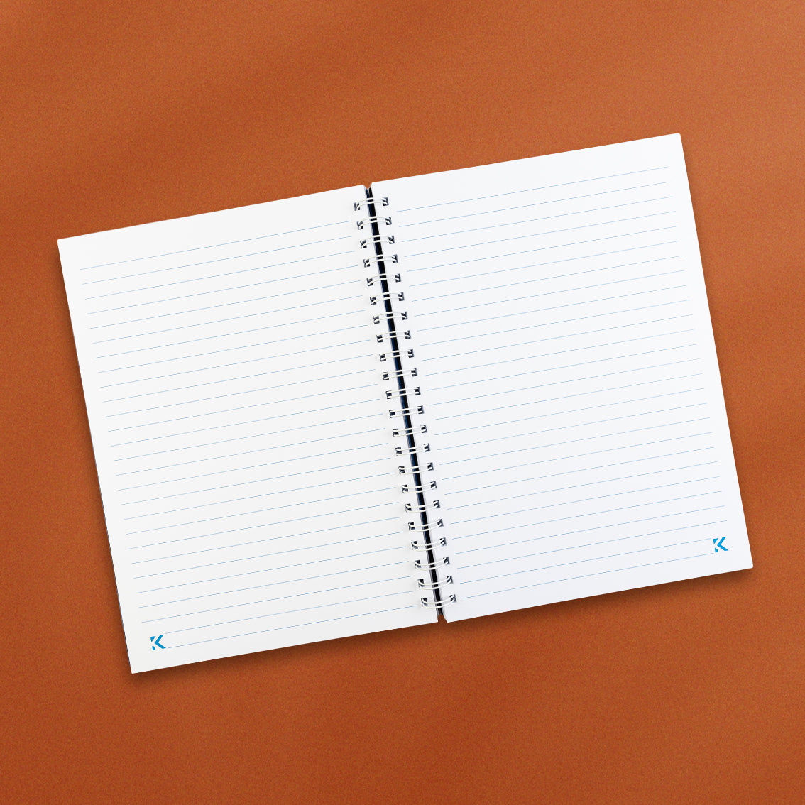 Plain Orange Hard Cover Notebook