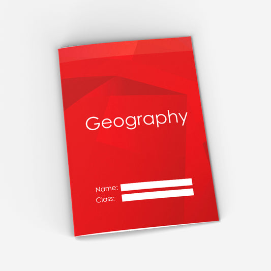 Geography CopyBook (red)