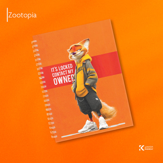 ZooTopia Hard Cover Notebook