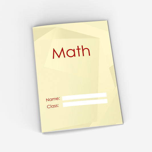 Math CopyBook (beige)