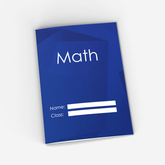 Math CopyBook (blue)