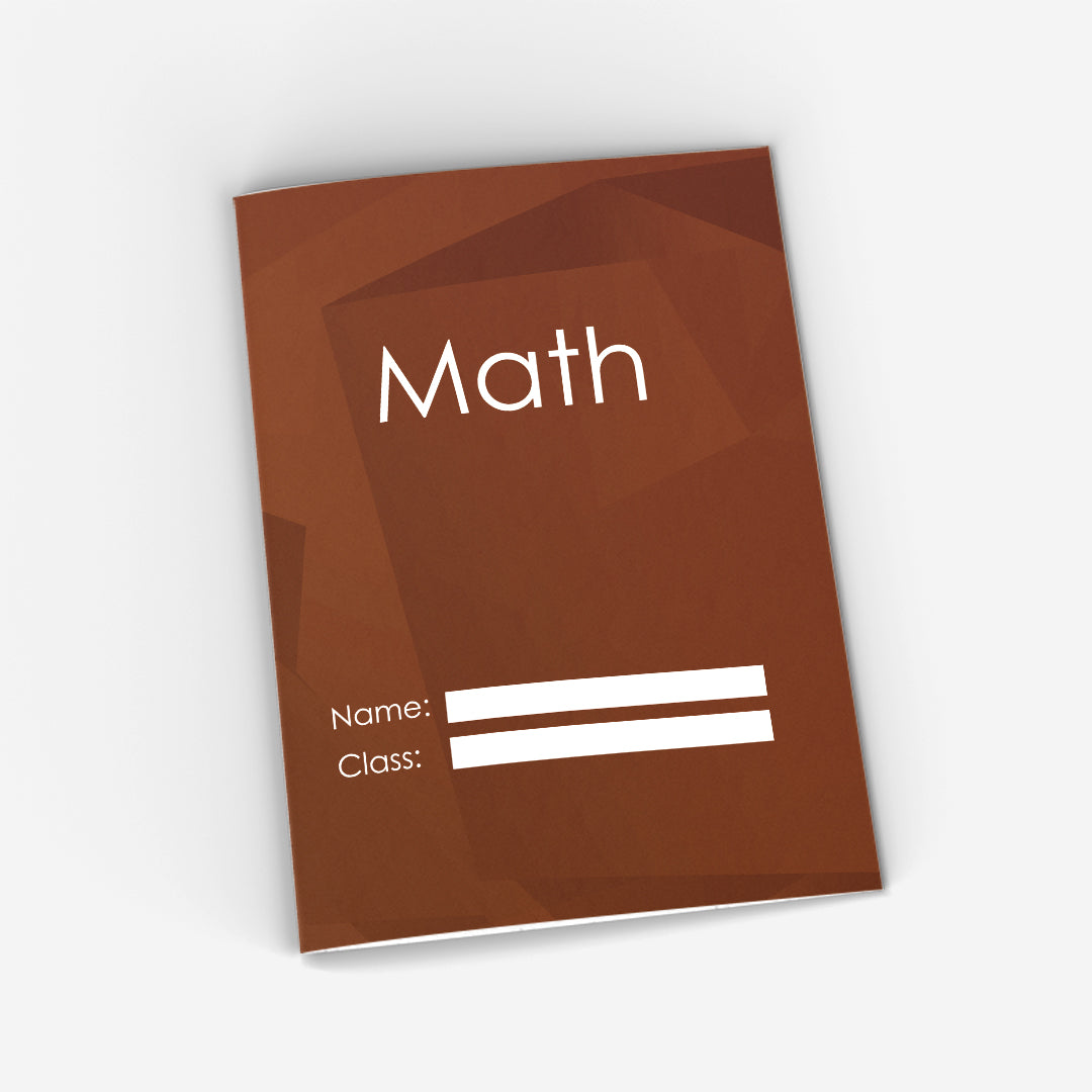 Math CopyBook (brown)