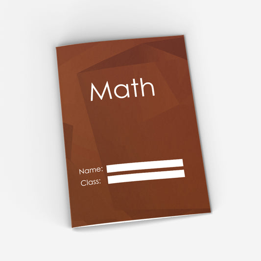 Math CopyBook (brown)