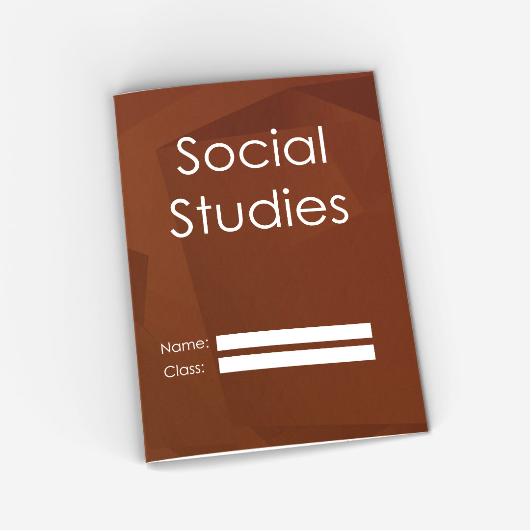 Social Studies CopyBook (brown)