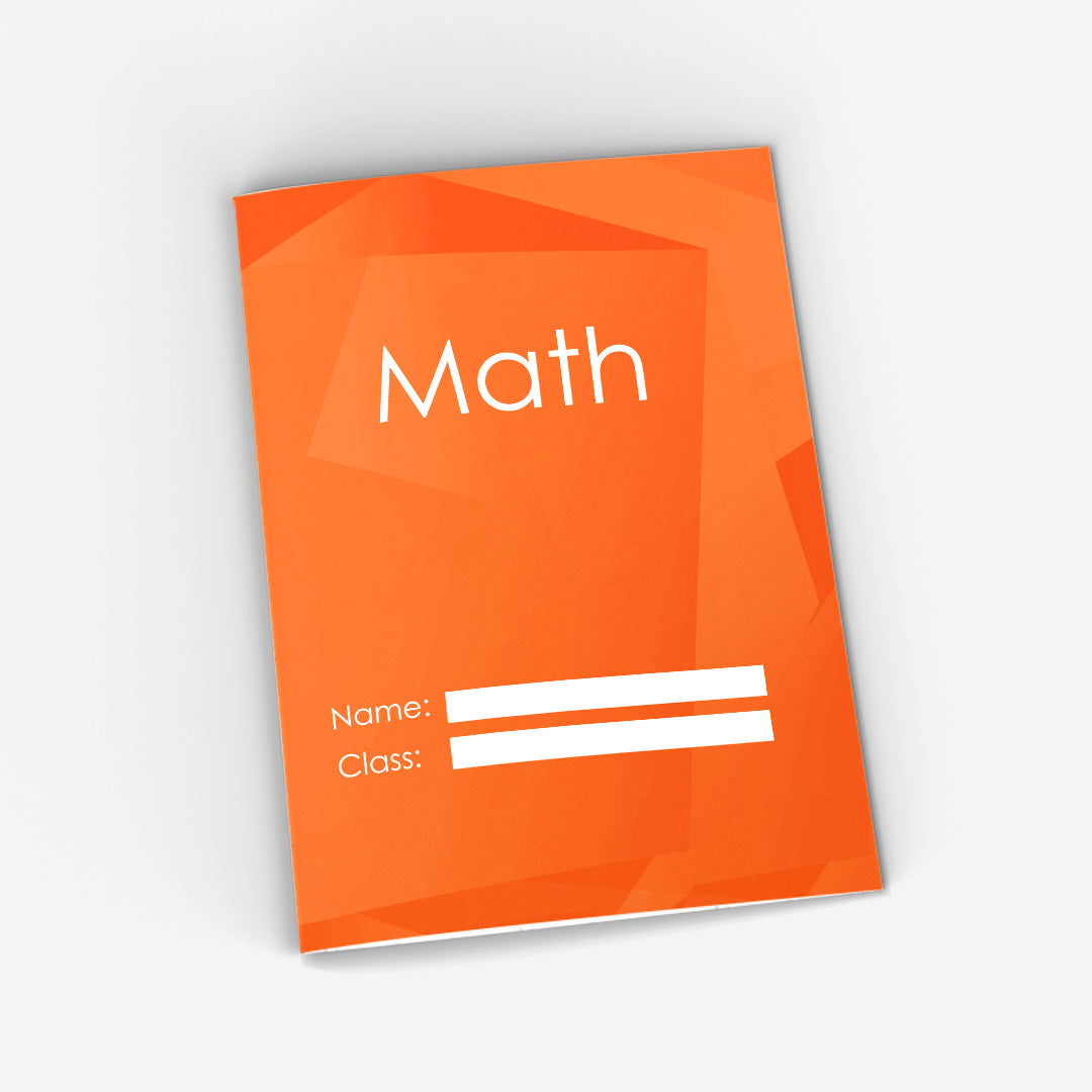 Math CopyBook (orange)