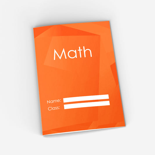 Math CopyBook (orange)