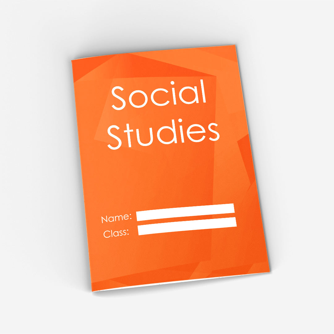 Social Studies CopyBook (orange)