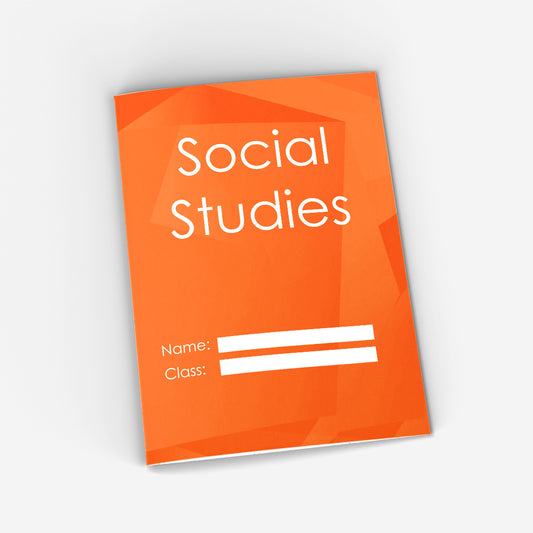 Social Studies CopyBook (orange)