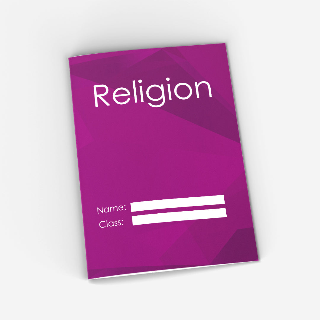 Religion CopyBook (purple)