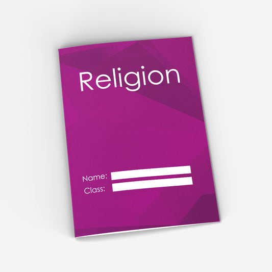 Religion CopyBook (purple)