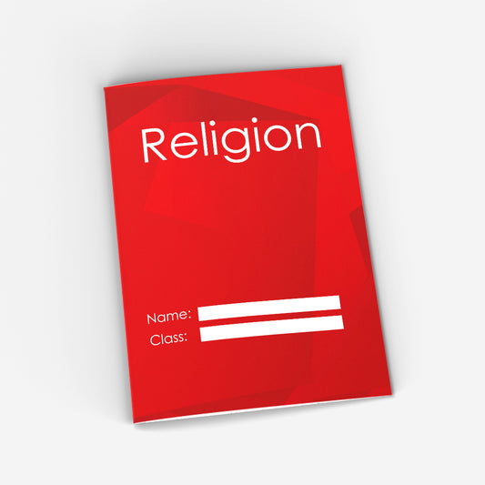 Religion CopyBook (red)