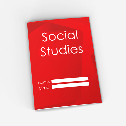 Social Studies CopyBook (red)