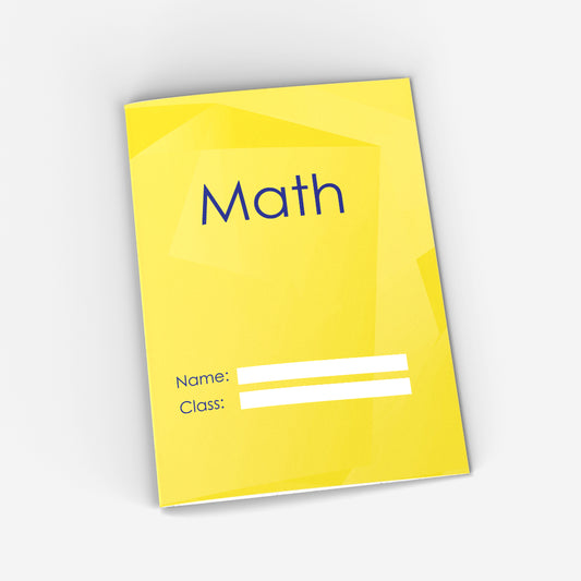 Math CopyBook (yellow)